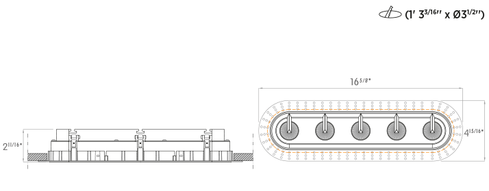 Multi - 5 reflectors-E5-T